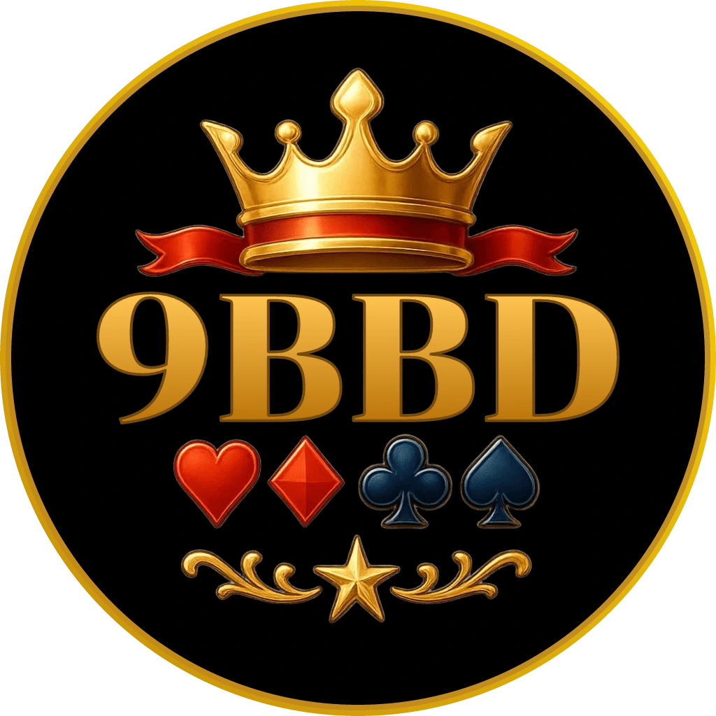 Elegant casino hostess standing before a glowing roulette wheel inviting players to explore premium games on 9BBD in Bangladesh
